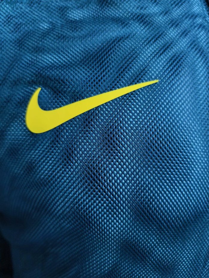 2026 Brazil Blue Pre-Competition Training Windbreaker