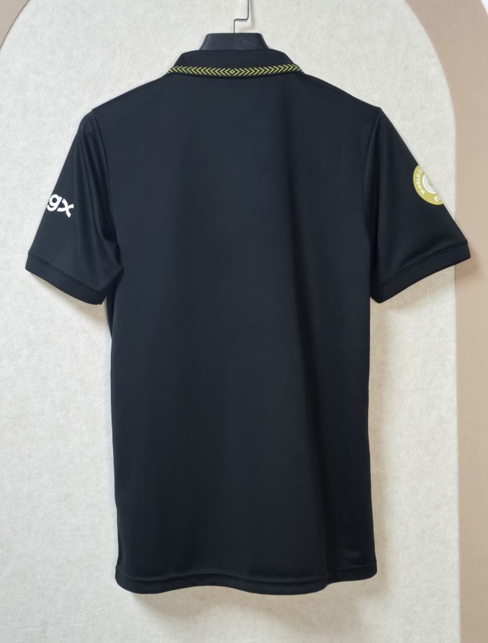 25-26 CHE Black Polo Short Sleeve
