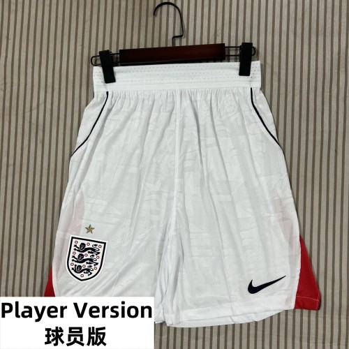 2026 England Home Player Version Shorts Pants (球员短裤)