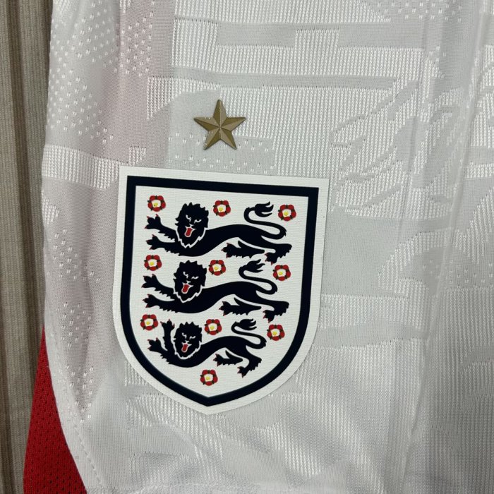 2026 England Home Player Version Shorts Pants (球员短裤)