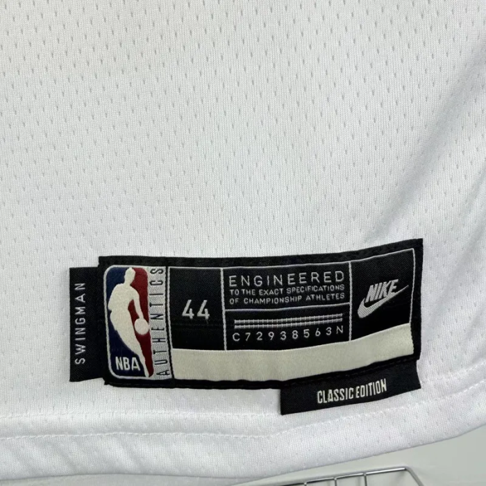 25-26 76ERS EMBIID #21 White Top Quality Hot Pressing NBA Jersey (V领)