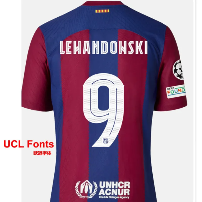 23-24 BAR Limited Edition Home Fans Soccer Jersey ('KAROLG'广告)