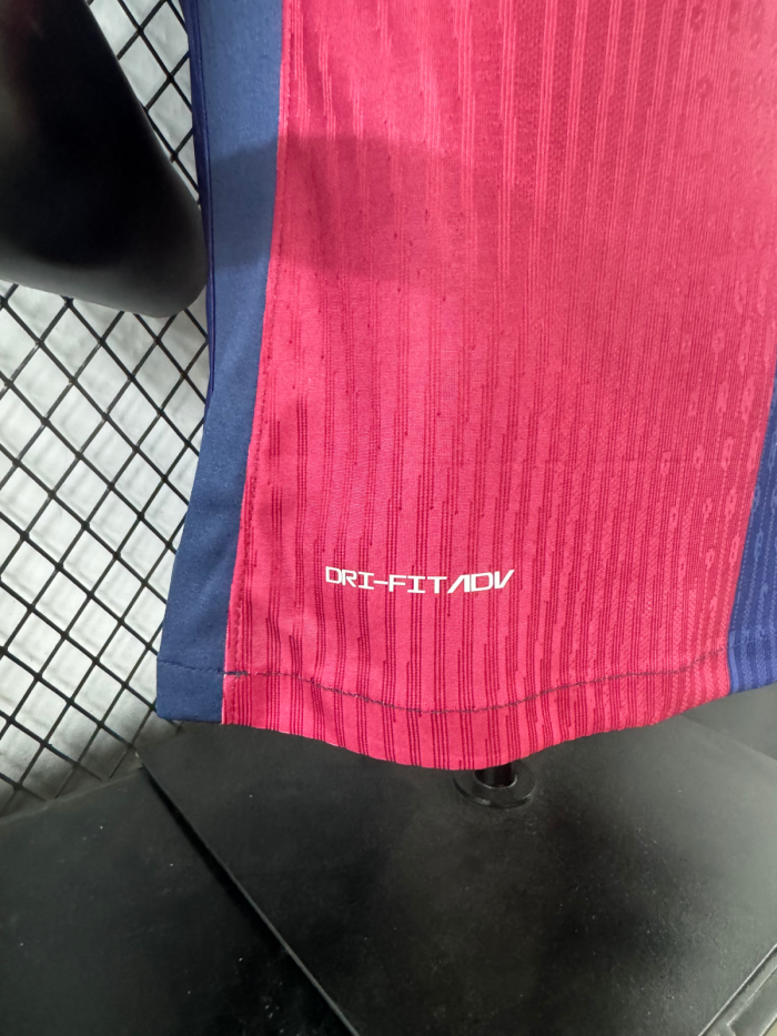 24-25 BAR Home Player Version Soccer Jersey