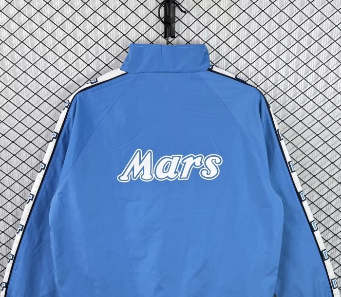1988-1989 Napoli Blue Retro Windbreaker