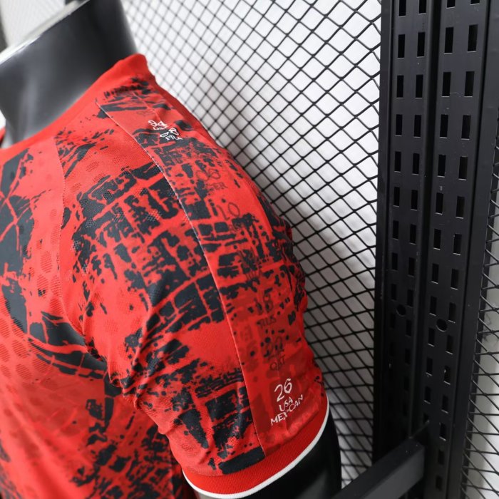 26-27 Canada Red Special Edition Player Version Soccer Jersey