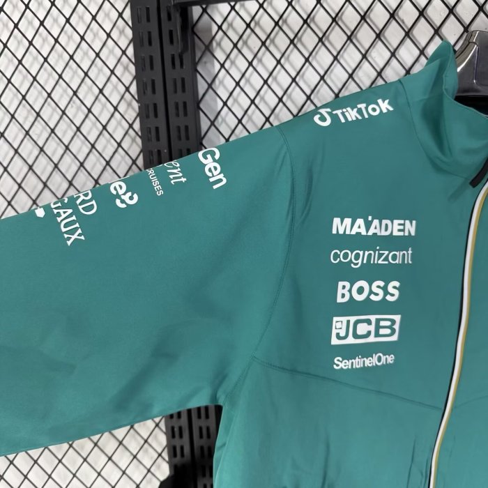 2026 Aston Martin Green Windbreaker