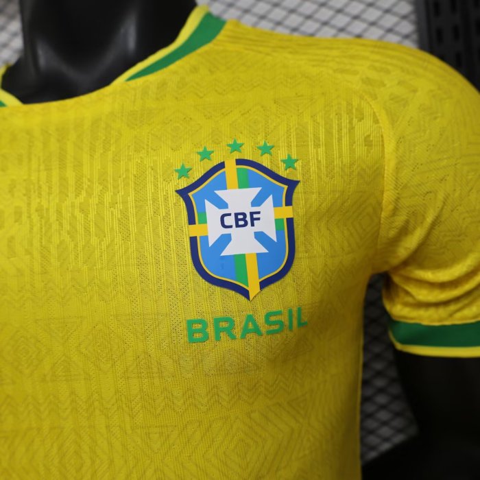 26-27 Brazil Yellow Special Edition Player Version Soccer Jersey