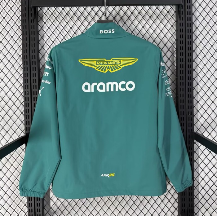 2026 Aston Martin Green Windbreaker