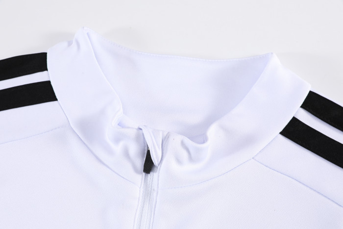 2026 AD White Half Pull Tracksuit