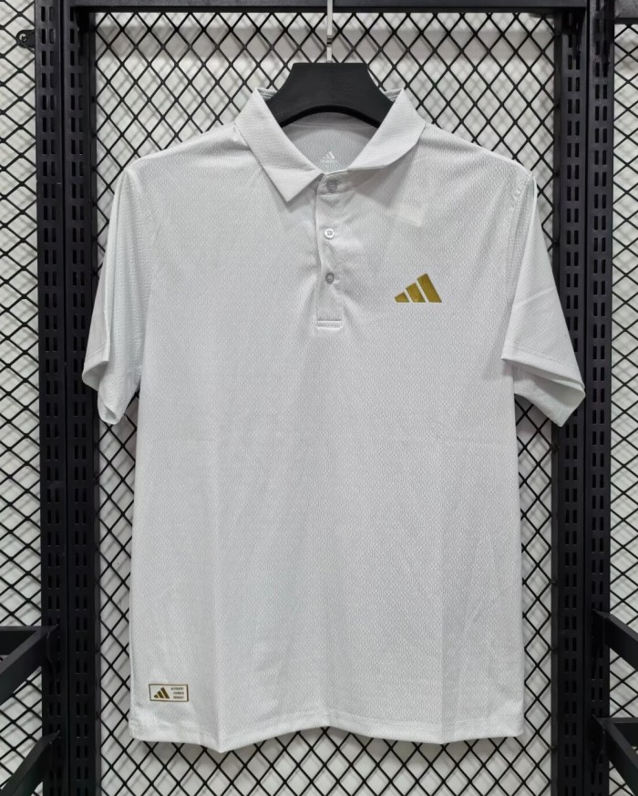 2026 AD White High Quality Polo Short Sleeve