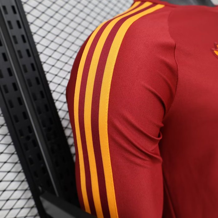26-27 Roma Red Casual Edition Long sleeves Player Version Training shirts*长袖球员