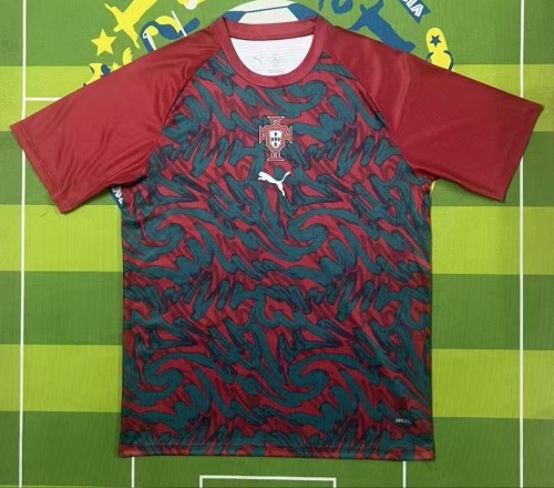 26-27 Portugal Red Training Shirts