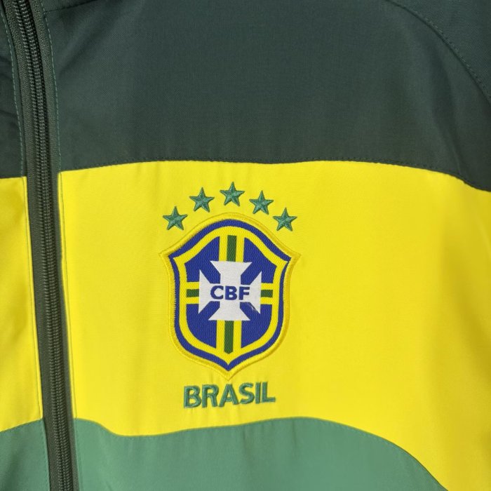 2026 Brazil Retro Windbreaker
