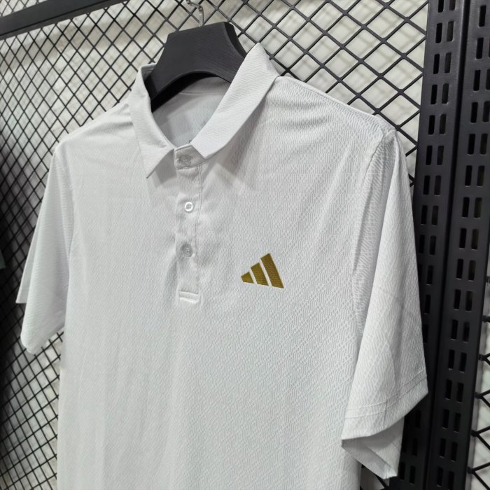 2026 AD White High Quality Polo Short Sleeve