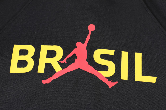 26-27 Brazil High Quality Kids Half Pull Tracksuit