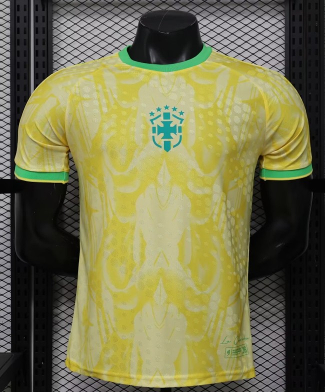 26-27 Brazil Yellow Special Edition Player Version Soccer Jersey