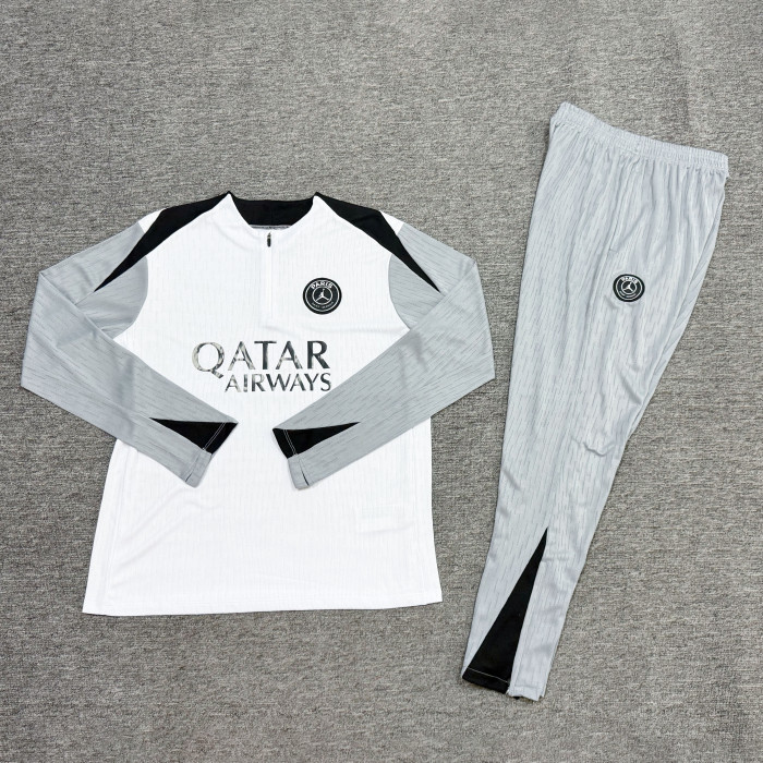26-27 PSG High Quality Kids Half Pull Tracksuit