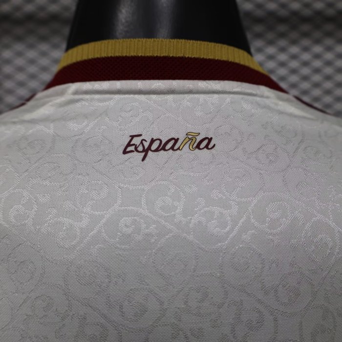 2026 World Cup Spain Away Long Sleeve Player Version Soccer Jersey*长袖球员
