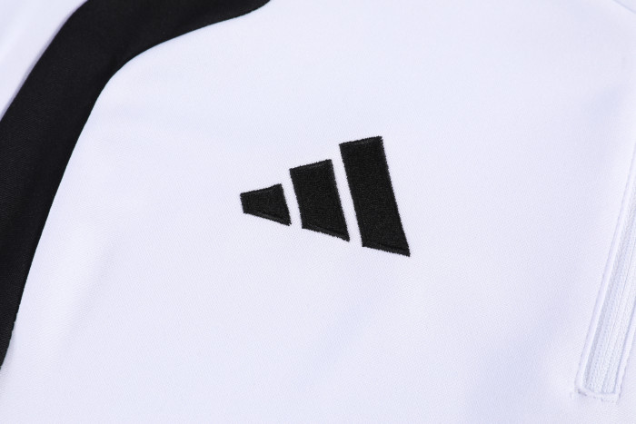 2026 AD White Half Pull Tracksuit