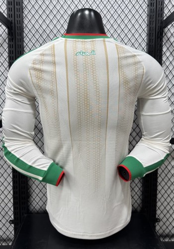 2026 Algeria Home Long Sleeve Player Version Soccer Jersey*长袖球员