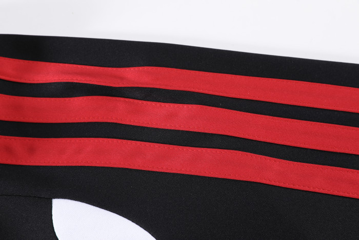 2026 AD Black Kids Half Pull Tracksuit