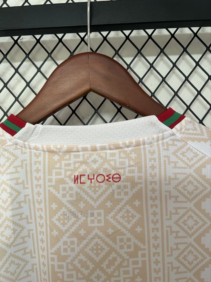 2026 World Cup Morocco Away Fans Soccer Jersey(With 2 Star)*两颗星