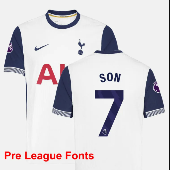 24-25 TOT Home Player Version Soccer Jersey