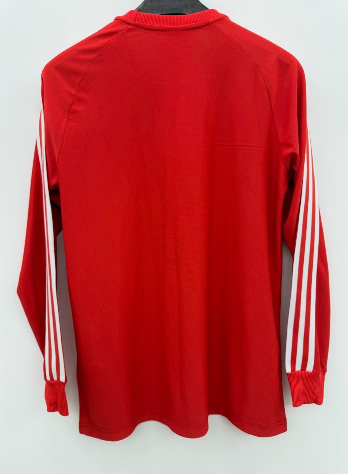 26-27 LIV Red Casual Version Long Sleeve Fans Soccer Jersey (长袖)