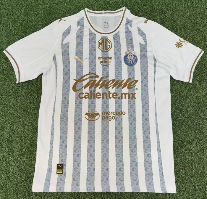 26-27 Chivas White Special Edition Fans Soccer Jersey