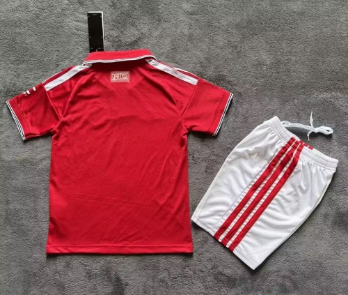 26-27 Man Utd Home Kids Soccer Jersey