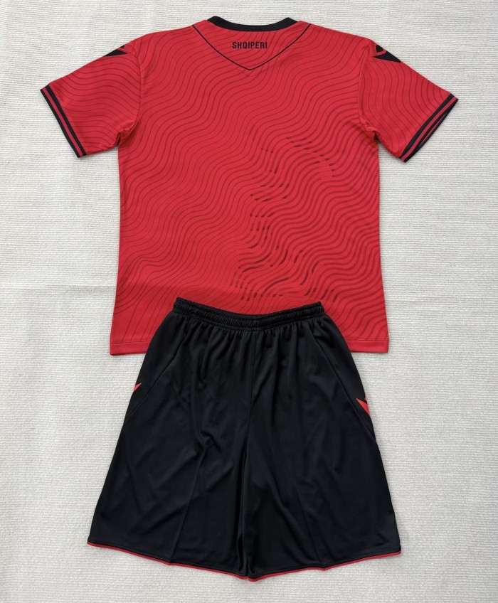 2026 Albania Home Kids Soccer Jersey