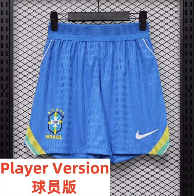 2026 World Cup Brazil Home Player Version Shorts Pants (球员短裤)