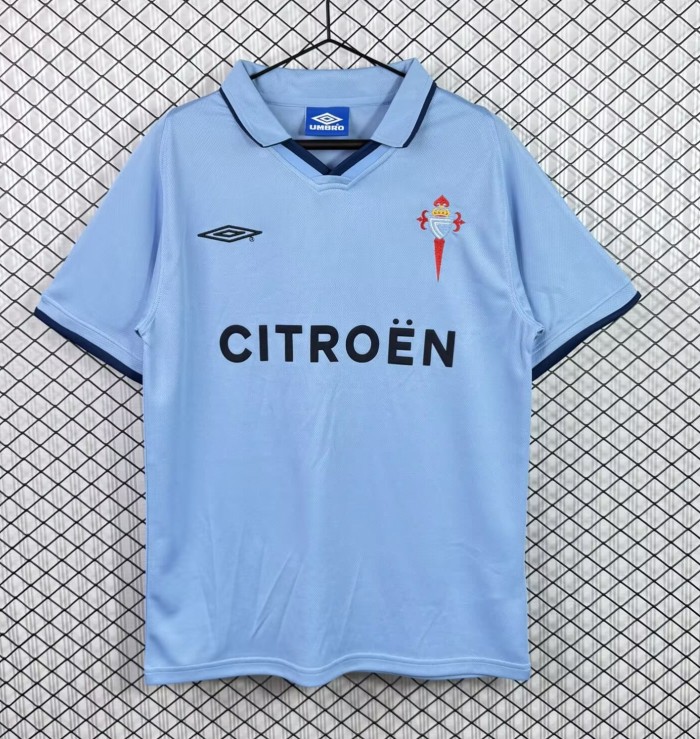 2001-2002 Celta Home Retro Soccer Jersey