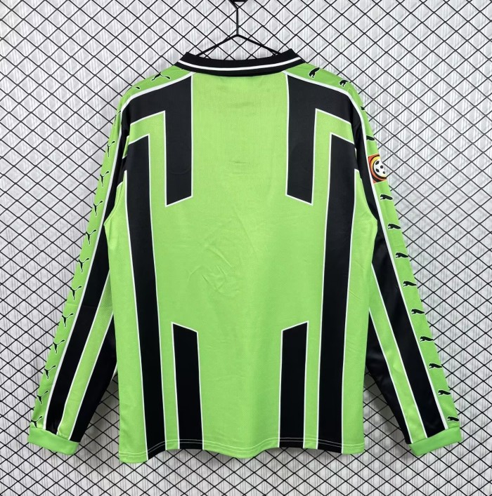 1999-2000 Wolfsburg Away Long Retro Soccer Jersey