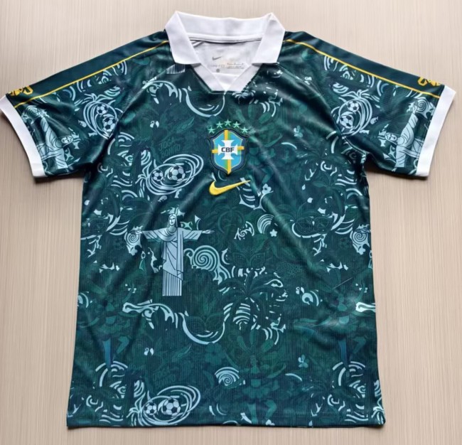 26-27 Brazil Green Special Edition Fans Soccer Jersey