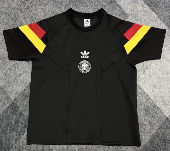 2026 Germany Black Short sleeves Loose And Thickened Hoody