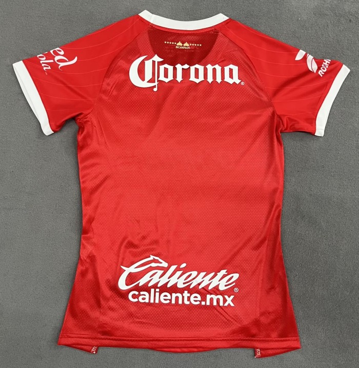 26-27 Toluca Red Special Edition Women Fans Soccer Jersey (女)