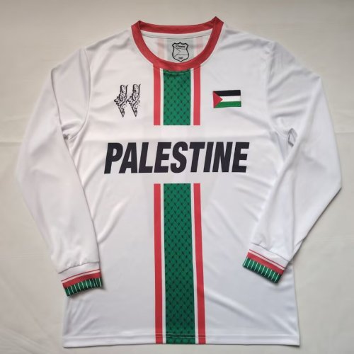 26-27 Palestine Special Edition Long sleeves Fans Soccer Jersey (长袖)