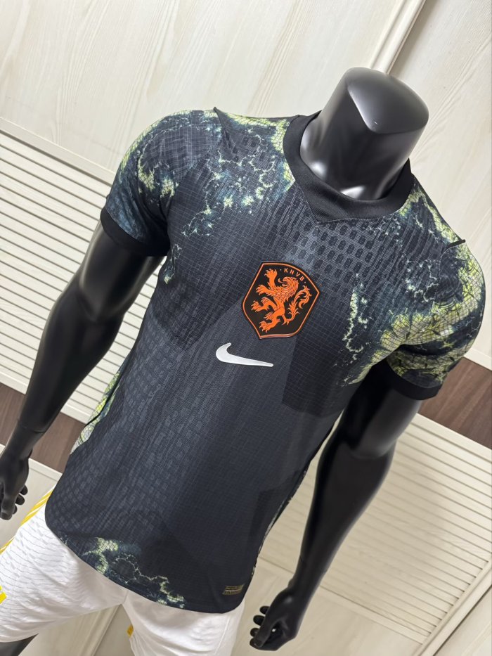 2026 NetherIands Black GoalKeeper Player Version Soccer Jersey