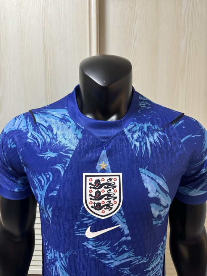 2026 England Blue GoalKeeper Player Version Soccer Jersey