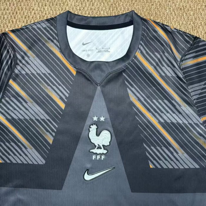 2026 France Black GoalKeeper Fans Soccer Jersey