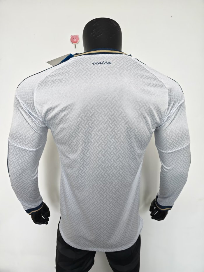 2026 Italy Away Long sleeves Player Version Soccer Jersey*长袖球员