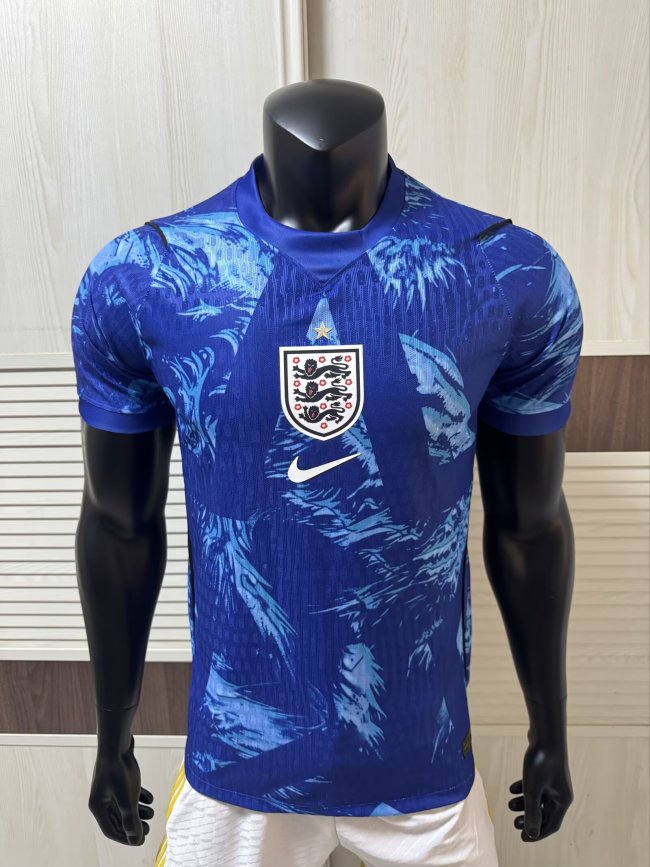 2026 England Blue GoalKeeper Player Version Soccer Jersey