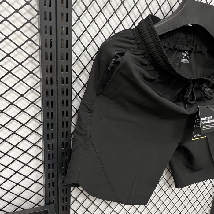 2026 PM Black Casual Short Pants