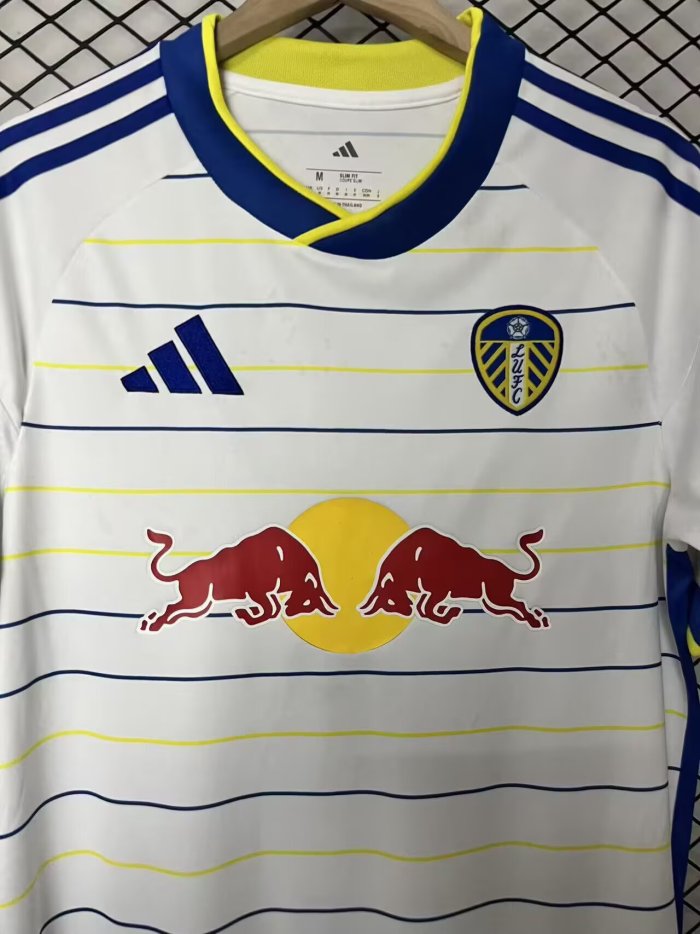 26-27 Leeds United Home Fans Soccer Jersey