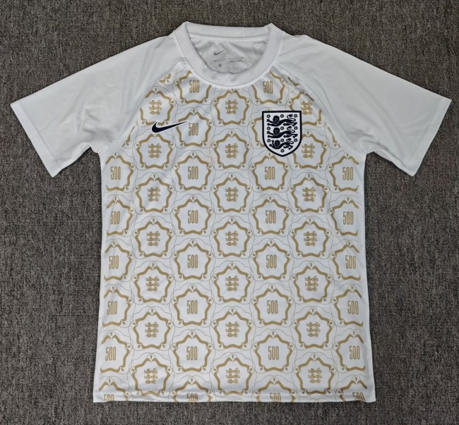 26-27 England White Special Edition Fans Soccer Jersey