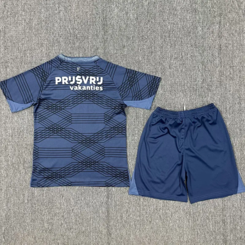 25-26 Feyenoord Away Kids Soccer Jersey