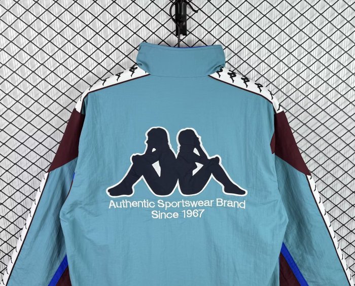1967 Barcelona Blue Retro Windbreaker