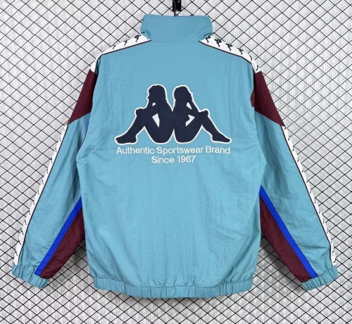 1967 Barcelona Blue Retro Windbreaker