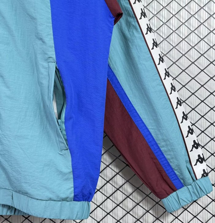 1967 Barcelona Blue Retro Windbreaker